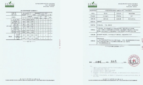 第三方檢測報告
